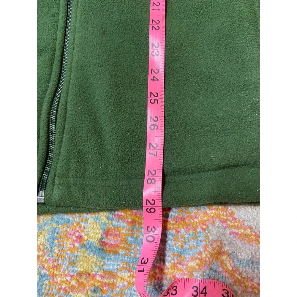 Gander Mountain Guide Series Mens 2XL Forest Green Fleece Full Zip Vest Outdoor